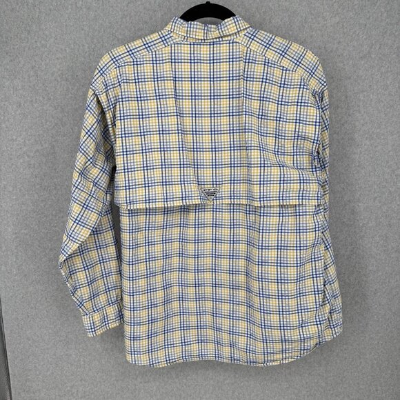 Columbia Mens Super Bahama Button Down Shirt Size XL Vented Fishing Roll Tab - Picture 4 of 13
